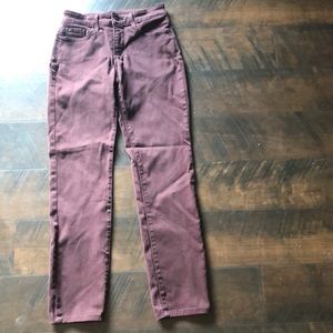 NYDJ Deep Maroon Pants. Size 2.